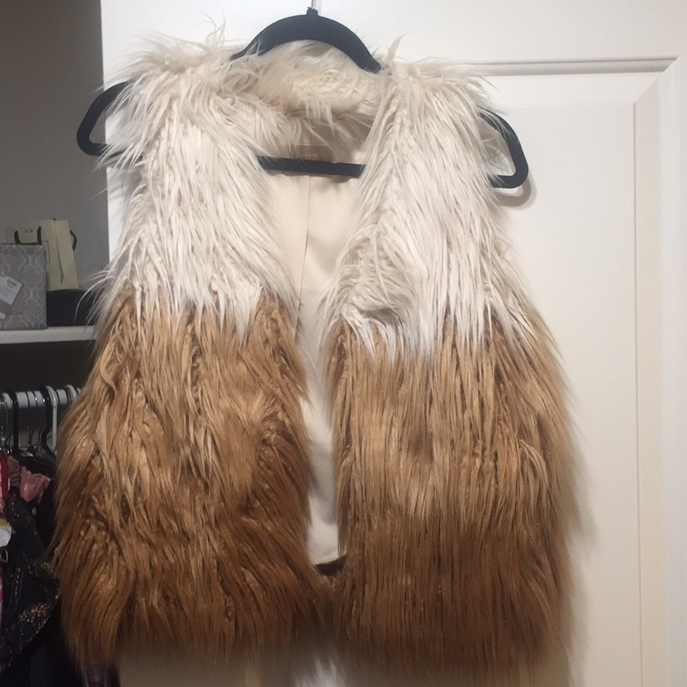 MOTHER Faux Fur Vest
